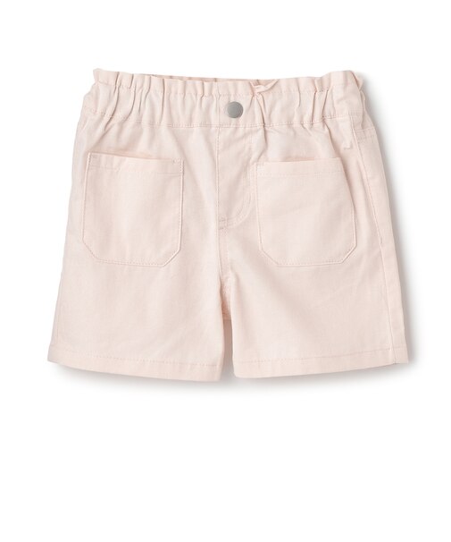 ウオッシュ加工ハートポケットショートパンツ