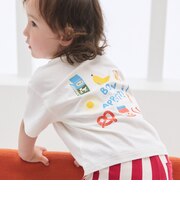 【プティプラ/WEB先行】バックプリント半袖Tシャツ