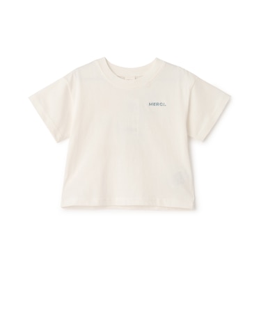 【プティプラ/WEB先行】バックプリント半袖Tシャツ