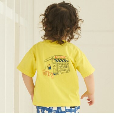【プティプラ/WEB先行】バックプリント半袖Tシャツ