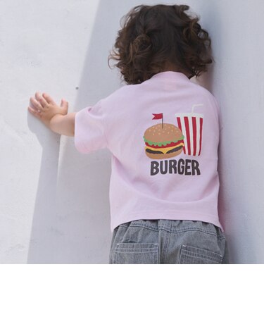 【プティプラ/WEB先行】バックプリント半袖Tシャツ