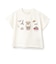 【接触冷感】くま旅アップリケ半袖Tシャツ