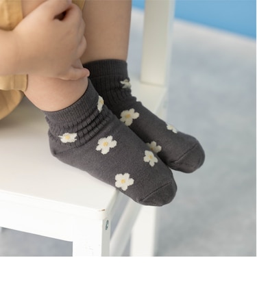 お花がらソックス