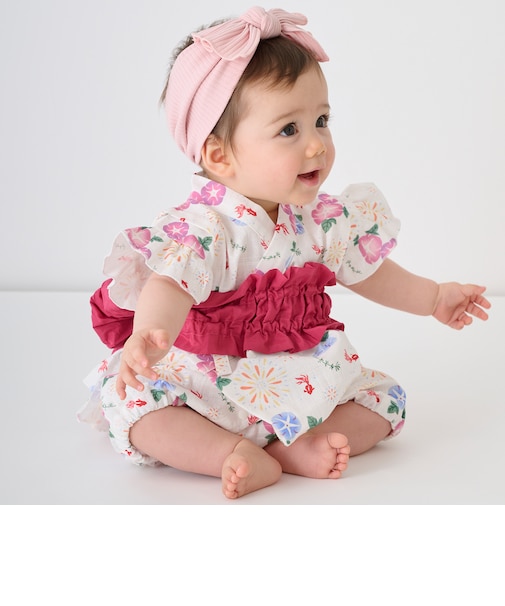 【WEB別注】 BABY GIRLS甚平