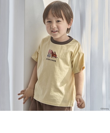 【ズートピア】【接触冷感】フェイスモチーフTシャツ