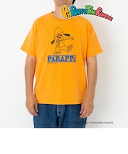 【親子リンク】【パラッパラッパー】【DAD】カラーワイド配色ロゴ半袖Tシャツ
