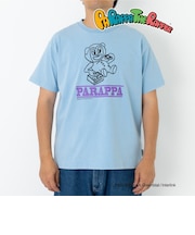 【親子リンク】【パラッパラッパー】【DAD】カラーワイド配色ロゴ半袖Tシャツ