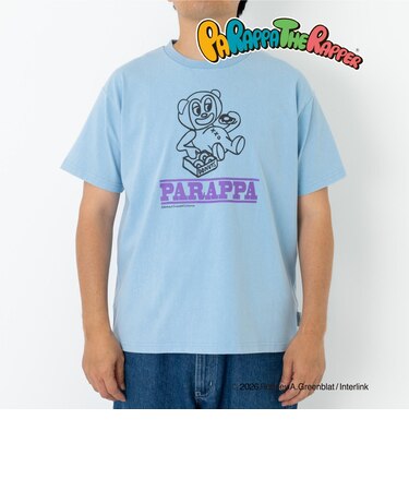 【親子リンク】【パラッパラッパー】【DAD】カラーワイド配色ロゴ半袖Tシャツ