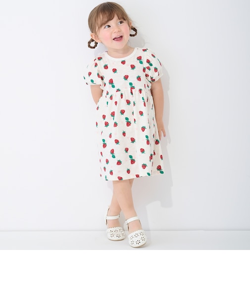 【GOODPRICE】カット総柄ワンピース