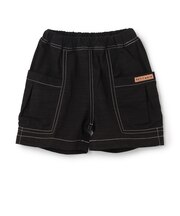 綿レーヨン布帛ショートパンツ