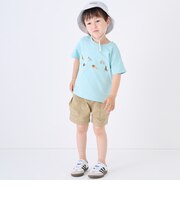 綿レーヨン布帛ショートパンツ