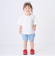 綿レーヨン布帛ショートパンツ