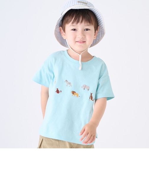 【接触冷感】前後で着れる2WAY半袖Tシャツ