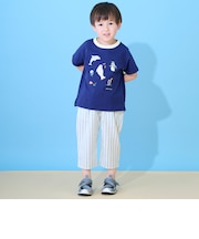 綿レーヨン8分丈ゆるパンツ