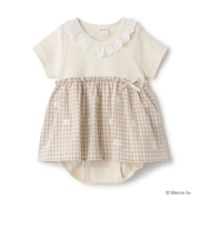 【miffy】お花刺しゅうロンパース