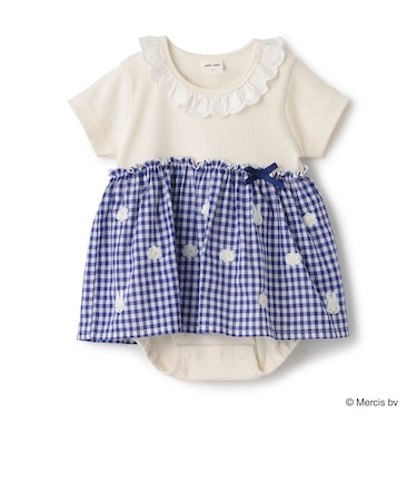 【miffy】お花刺しゅうロンパース