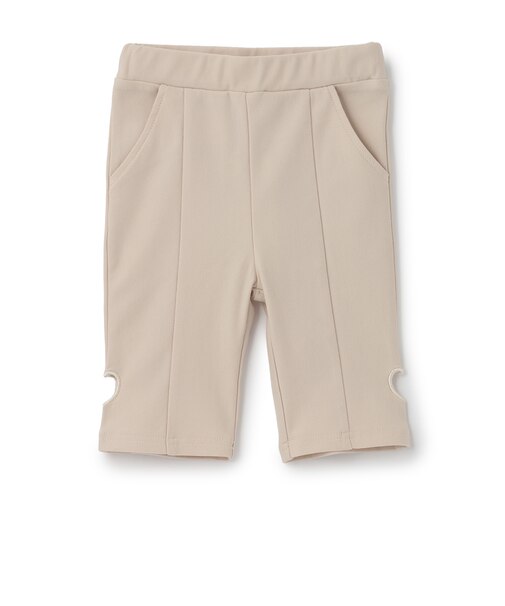 【接触冷感】7分丈ハートカットワークパンツ