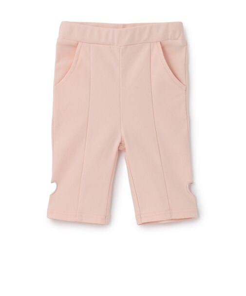 【接触冷感】7分丈ハートカットワークパンツ