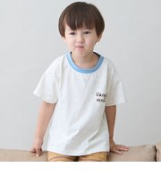 【接触冷感】ネップグラフィック半袖Tシャツ