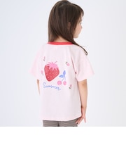 【接触冷感】ネップグラフィック半袖Tシャツ
