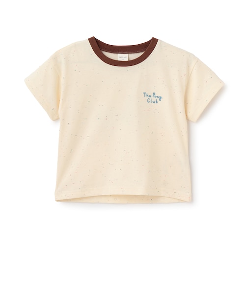【接触冷感】ネップグラフィック半袖Tシャツ