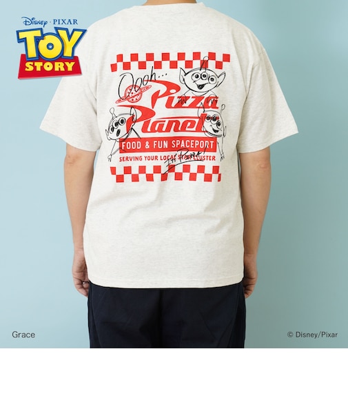 【DISNEY/PIXAR/Toy Story】DADトイストーリー/エイリアンワイド半袖Tシャツ