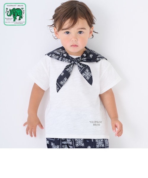 ELEPHANT】セーラー衿取り外し半袖Tシャツ｜プティマインの通販｜&mall