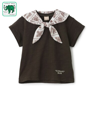 【ELEPHANT】セーラー衿取り外し半袖Tシャツ