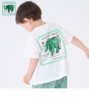 【ELEPHANT/リンク】ゆるシルエットKIDS半袖Tシャツ