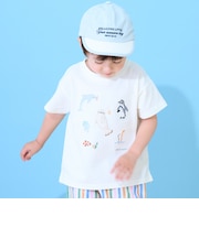 【WEB別注カラー】【接触冷感】海のいきものアップリケ半袖Tシャツ