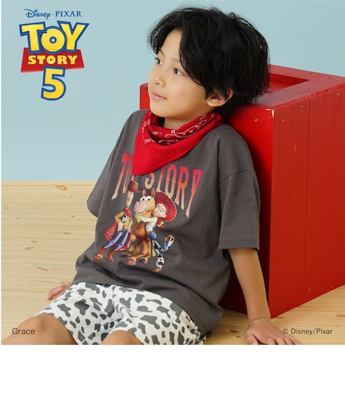 DISNEY/PIXAR/Toy Story】トイストーリー/集合アート ワイド半袖T