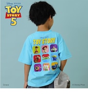 【DISNEY/PIXAR/Toy Story】トイストーリー/集合アート ワイド半袖Tシャツ