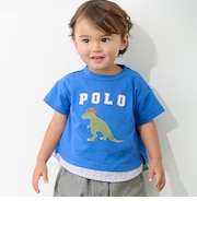 【POLO BCS】アップリケ半袖Tシャツ