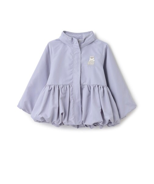 【予約商品】【かるふわ/撥水】ペプラムウィンブレ