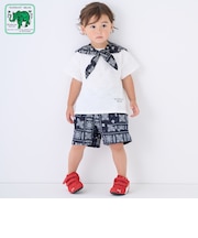 【ELEPHANT】布帛柄ショートパンツ