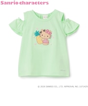 【サンリオキャラクターズ/冷感】肩あきグラフィック半袖Tシャツ