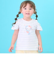 【サンリオキャラクターズ/冷感】肩あきグラフィック半袖Tシャツ