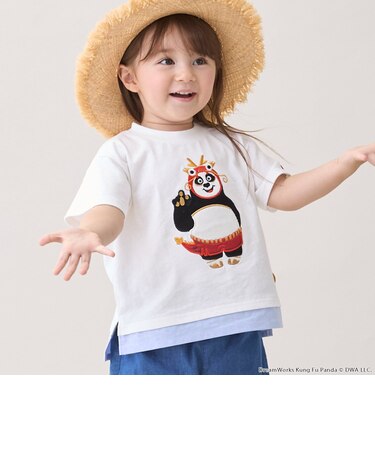 【WEB別注】【カンフーパンダ】刺しゅう半袖Tシャツ