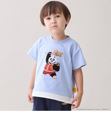【WEB別注】【カンフーパンダ】刺しゅう半袖Tシャツ