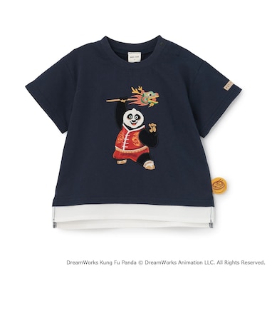 【WEB別注】【カンフーパンダ】刺しゅう半袖Tシャツ