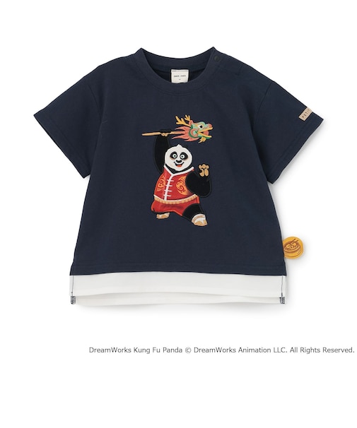 【WEB別注】【カンフーパンダ】刺しゅう半袖Tシャツ