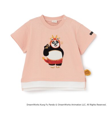 【WEB別注】【カンフーパンダ】刺しゅう半袖Tシャツ