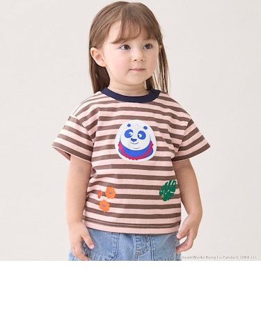 【WEB別注】【カンフーパンダ】ボーダー半袖Tシャツ