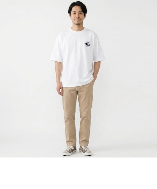 【親子リンク】DADバックロゴ刺しゅうビック半袖Tシャツ