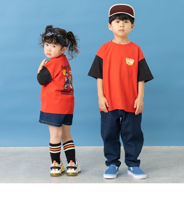 【綿100%】【365D.】アソートドライブプリント半袖Tシャツ