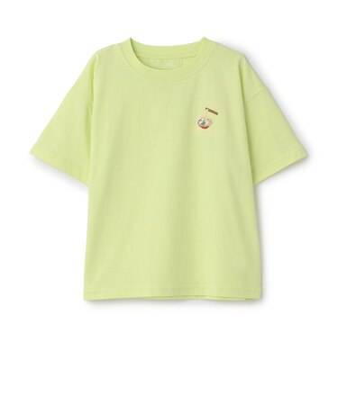 【綿100%】【365D.】アソートワンポイント刺しゅう半袖Tシャツ