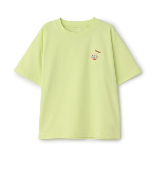 【綿100%】【365D.】アソートワンポイント刺しゅう半袖Tシャツ