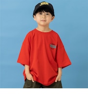 【親子リンク】バックロゴ刺しゅうビック半袖Tシャツ