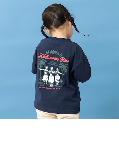 【綿100】【365D.】アソートビーチプリント半袖Tシャツ