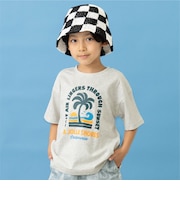 【綿100】【365D.】アソートビーチプリント半袖Tシャツ